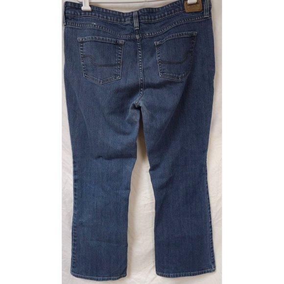 Levis Signature Misses 14 Medium Low Rise Bootcut Medium Wash Denim Jeans 38x30 - Picture 6 of 11